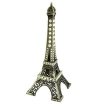 Unique Bargains Fashion Rhinestone Eiffel Tower Sculpture Vintage Model Home Decor 18cm