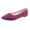 Dark Purple, variant on Women's Comfortable On Ballet Shoes Square Toe Casual Walking Lightweight Breathable Soft Sole