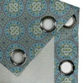 thumbnail image 3 of Ambesonne East Grommet Curtain Single Panel, Ornament Tile, 50"x60", Yellow Green Turquoise, 3 of 5