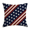 thumbnail image 2 of Independence Day Savings Clearance 2025! Rvasteizo Independence Day Decor, Independence Day Pillow Cover Flag Letter Independence Day Sofa Office Linen Pillow Cover Cushion Cover, 2 of 5