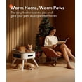 thumbnail image 2 of Space Heater HomeRunpet apto para mascotas con cama para gatos con calefacción de 1300 W, 2 of 9
