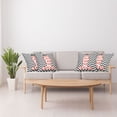 thumbnail image 4 of Ambesonne Marine Throw Pillow Cover 4 Pack, Keep Calm I am Captain, 24", Coral Grey and White, 4 of 6