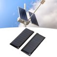 thumbnail image 4 of 2PCS Polycrystalline Solar Panel, 45MA 5V Battery Panel Kit Outdoor Powered Silicon Cells Supply Mini Maintainer Trickle Charging High Performance, 4 of 9