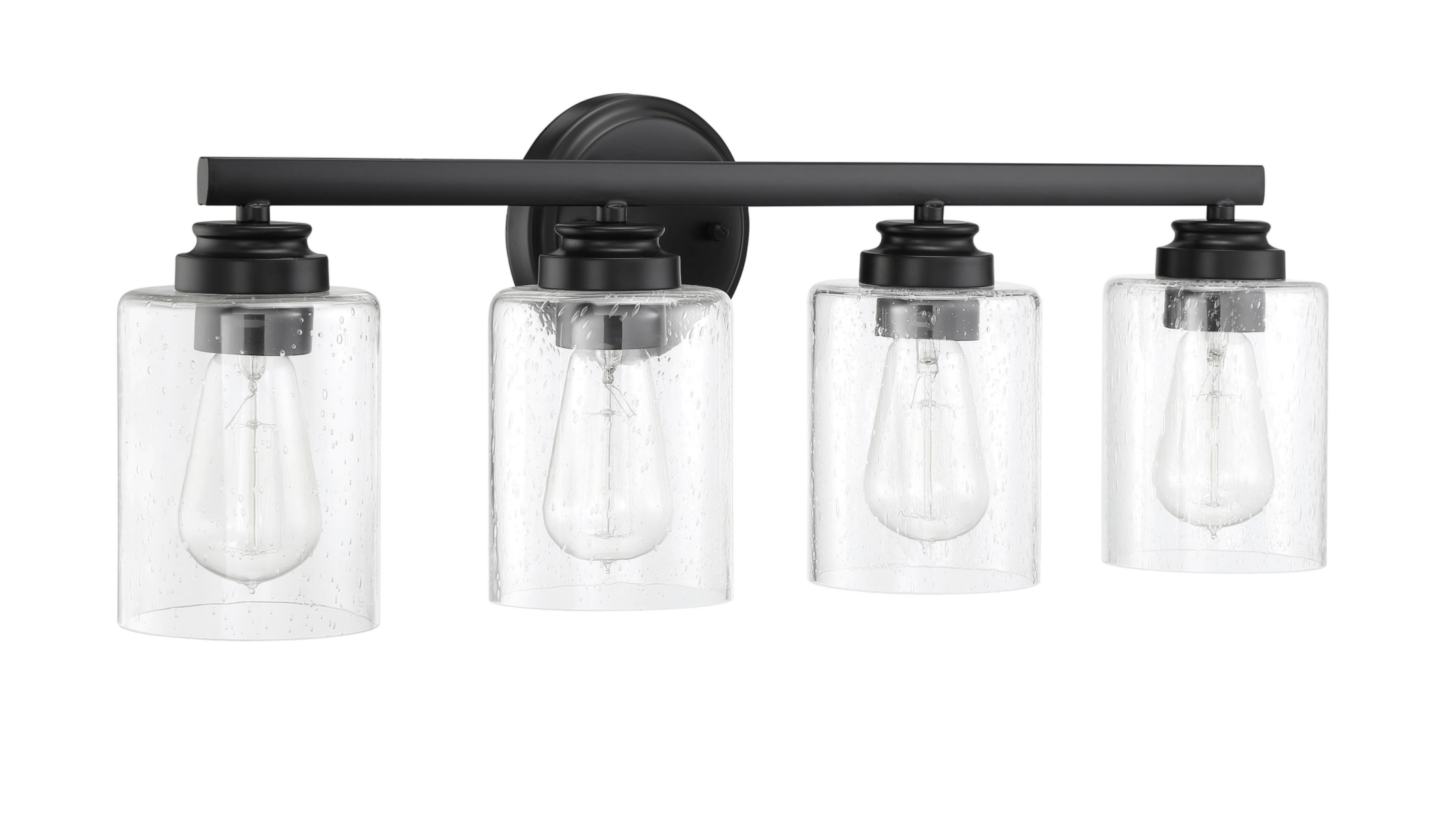 Craftmade 50504 Bolden 4 Light 25" Wide Bathroom Vanity Light Black