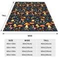 thumbnail image 3 of for Mushrooms Throw Blanket Cartoon Scandinavian Flannel Blanket Soft Cozy Bed Blanket for Boys Girls Adults Colorful Lightweight Blanket for Home Decor, Couch, Sofa, Travel 50"x40", 3 of 6