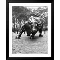 thumbnail image 2 of Art.com Wall Street Bull Sculpture Photographic Print by Chris Bliss, Black Frame Wall Art, 32" x 40", 2 of 5