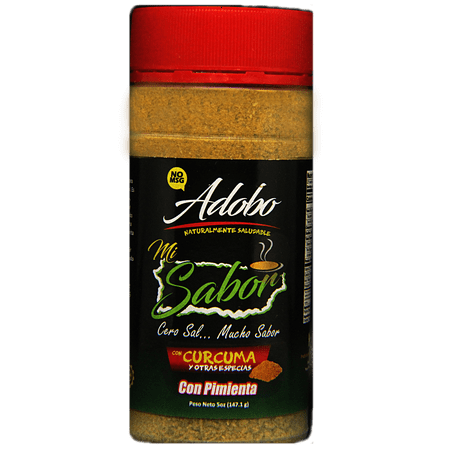 Adobo Mi Sabor Con Pimienta Sin Sal
