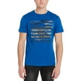 thumbnail image 4 of Buffalo David Bitton Men's Short Sleeve Americana Tee, True Blue, Small, 4 of 5