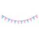 thumbnail image 1 of Ounissouiy Banderas de guirnalda modernas y duraderas: agregue un toque de elegancia a la guirnalda de banderines de aplicación amplia para Kits de decoración para fiestas azul rosado, 1 of 6