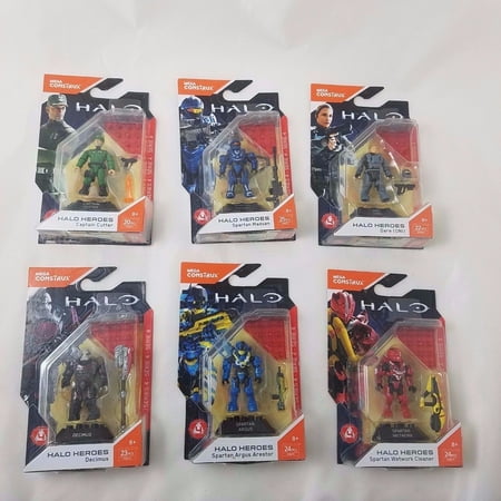 - Mega Construx Halo Heroes Series 4 Set Of 6
