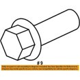 thumbnail image 2 of Dodge CHRYSLER OEM 06-08 Ram 1500 Frame-Crossmember Screw 6508638AA, 2 of 2