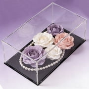 Uxcell Acrylic Clear Display Case Box Dustproof Protection Showcase Cube Collectibles Show Box 11.8x7.9x3.9inch