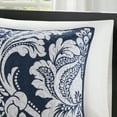 thumbnail image 5 of Adela 6PC Cotton Sateen Ogee Printed Coverlet Bedding Set, 5 of 9