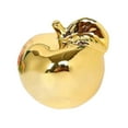 thumbnail image 3 of Fancyes Ceramic Figurine Fruit Sculpture for Desktop Decoration in Offices And Cafes , Golden, S S, 3 of 8