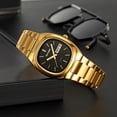 thumbnail image 4 of ACouple Quartz Watches Set - Stainless Strap Matching His & Hers Multifunctional Watches with Date, Alarm & Chronograph - Elegant Couple's Timepieces for Everyday Wear B, 4 of 8