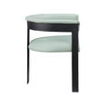 thumbnail image 6 of Meridian Furniture Romeo Mint Green Vegan Leather Dining Chair (Set of 2), 6 of 8