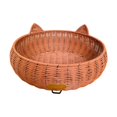 thumbnail image 2 of Nido para gatitos, cama para gatos, ligera, de imitación de ratán, lavable, redonda, cómoda, hecha a mano. L, 2 of 9