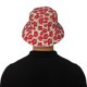 thumbnail image 5 of Fotbe Rose Flowers Sombrero Tipo Pescador con Estampado – Sombrero de Sol de Algodón de Moda para Playa, Golf, Pesca, 5 of 6