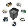 thumbnail image 3 of 4Pcs Par Light 6x18W 6in1 Battery Lighting Wireless Remote Control Wifi Battery for KTV Party Bar Wedding Party, 3 of 10