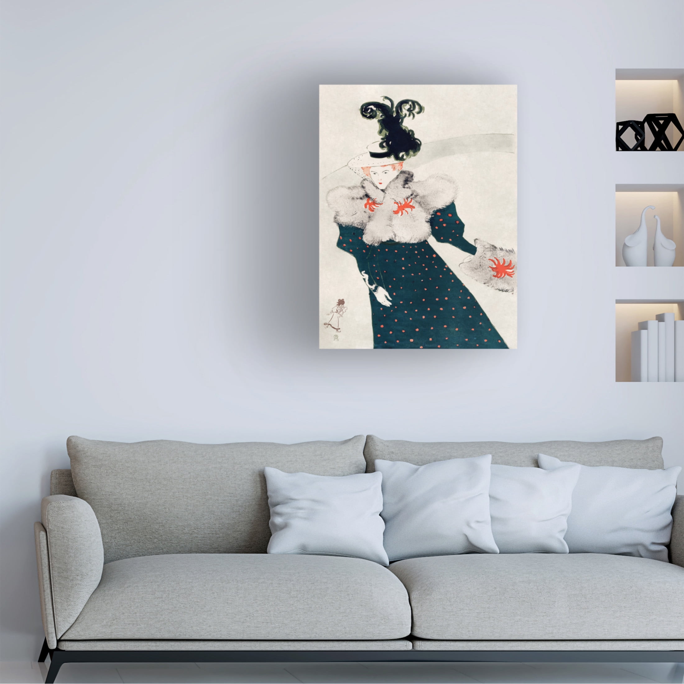 Trademark Fine Art Pictufy   La Revue Blanche 1895 Canvas Wall Art