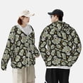 thumbnail image 4 of Fotbe Skull with Dollar Chaqueta con Protección Solar UPF 50+ para Hombre y Mujer, Camisa con Capucha y Bolsillos-XX-Large, 4 of 7
