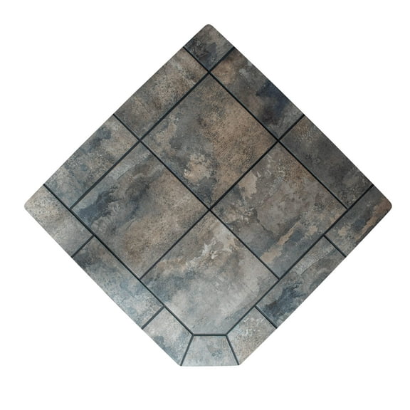 Dominus Heat Corner Hearth Pad - Navajo Nero