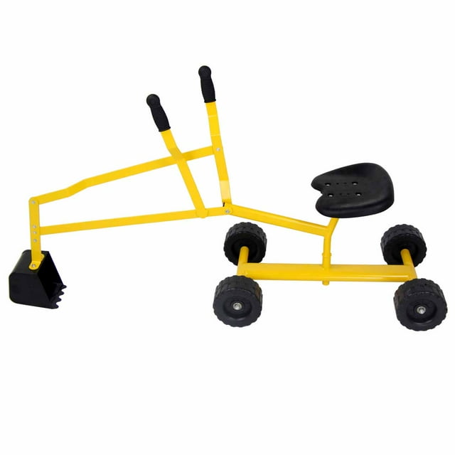 Patiojoy Pelle à Sable Excavatrice Robuste Pelle à Chevaucher pour Enfant Excavatrice pour Jouet de Sable