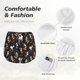 thumbnail image 4 of Balery Jumping Skull Pantalones cortos deportivos para mujer con forro y dos bolsillos, elásticos, para entrenamiento, gimnasio, yoga-XX-Large, 4 of 7