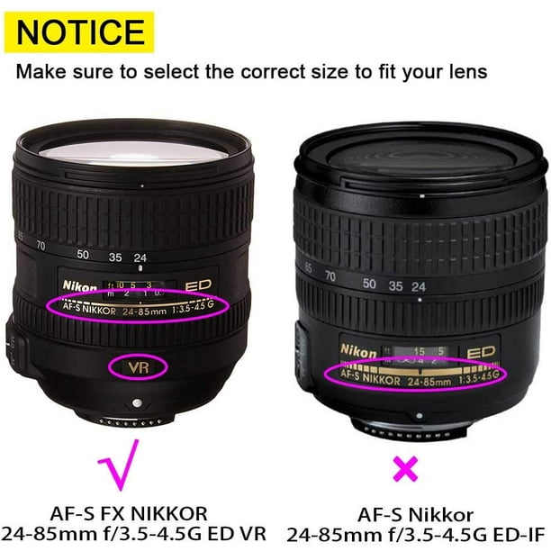 72mm Lens Cap Cover with Keeper for AF-S NIKKOR 24-85mm f/3.5-4.5G