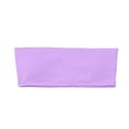 thumbnail image 5 of Bikini Tops for Women Ribbed Strapless Bandeau Tube Swimsuit Top Bathing Suit Tops, 5 of 5