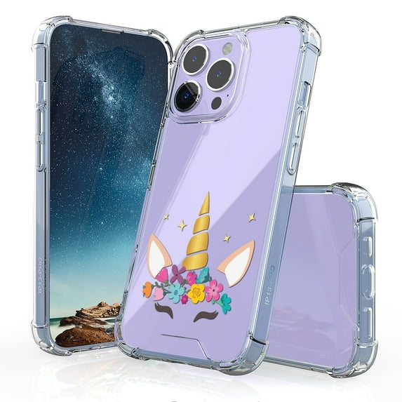 AquaFlex Hybrid Slim Designed For Apple iPhone 13 Pro 6.1"Case Transparent Clear