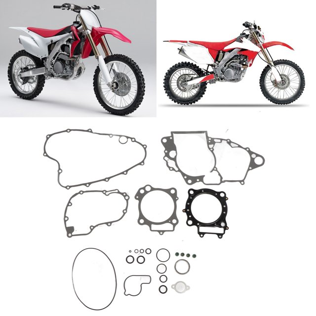 Junta de Cilindro, metal y Material ABS Sello de Cilindro de Cilindro Resistente para CRF450R 2002-2008 Para El Ajuste del Automóvil.