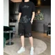 thumbnail image 4 of Conjunto De Camiseta Y Pantalón De Hombre, Chándal Hip Hop, 4 of 8