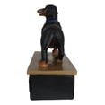 thumbnail image 2 of Award Trophy Dachshund Puppy Dog With Gold Medal Standing On Stage Figurine, 2 of 6