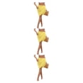 thumbnail image 1 of Sonducket Poliéster Mujer Elegante Flexible Bohemio Transpirable Verano Compras Playa Jugando Faldas Ropa de playa Amarillo Type1 NO1, 1 of 6