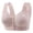 Gray, variant on Erwazi Wireless Bras for Women Front Button Closure Bra Comfort Full-coverage Bra Senior Front-Closing Wirefree Bra