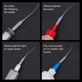 thumbnail image 5 of 100pcs Glue Tips 100pcs Plastic Glue Micro-Tips Glue Extender White Precision Applicator for Bottle Model Boats Guitar Fret Slots Hobby Projects Dispensing DIY s, 5 of 8