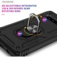 thumbnail image 3 of Samsung S10 Case Ring Kickstand Screen Camera Protection Black, 3 of 7