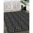 thumbnail image 3 of Ahgly Company Machine Washable Indoor Round Transitional Ash Gray Area Rugs, 5' Round, 3 of 7