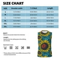 thumbnail image 6 of Fotbe Men's Sunflowers Print Men's Sleeveless Muscle Tank Tops Casual T-Shirts for Gym Workout Beach-XX-Large, 6 of 8