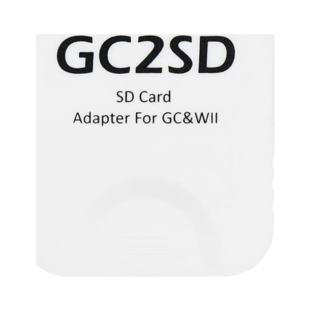 (Blanco) GameCube Wii GC2SD Lector Tarjetas TF Adaptador Tarjeta ...