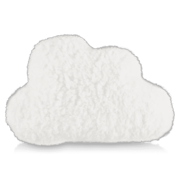 Bouclair White Twinkle Cloud Throw Pillow