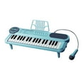 thumbnail image 4 of lionlar Electronic Keyboard Piano Multifunction Multi Functional 37 Key Piano Keyboard blue, 4 of 9