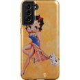 thumbnail image 1 of Betty Boop With Puppy Orange Background Galaxy S21 Plus 5G Pro Case,iPhone 14 Pro Max, 1 of 4