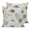 Blue, Cream, variant on 18x18 Pillow Covers Set of 2, Teal Blue Vintage Floral Throw Pillow Covers Decorative Couch Cushion Case, Hydrangea Botanical Elegant Microfiber Square Pillowcases for Bedroom Car Living Room