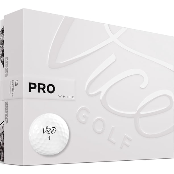 Pelotas de golf Vice Pro White para golfistas avanzados