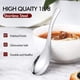 thumbnail image 3 of Cucharas de sopa gruesas y pesadas, cucharas de sopa de acero inoxidable, cucharas de mesa, juego de 4 Adepaton WRMH-130, 3 of 6