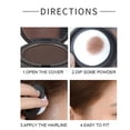 thumbnail image 4 of Hair Shadow Powder, Quick Cover 4g Hairline Powder Fuller Look  for Contouring Dark Brown, 4 of 7