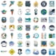 thumbnail image 1 of 100 etiquetas engomadas del garabato del cambio climático global, 1 of 2