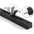 thumbnail image 3 of 6 Inch Concealed Security Door Locks For French Doors (2 Pcs, Black), 3 of 5